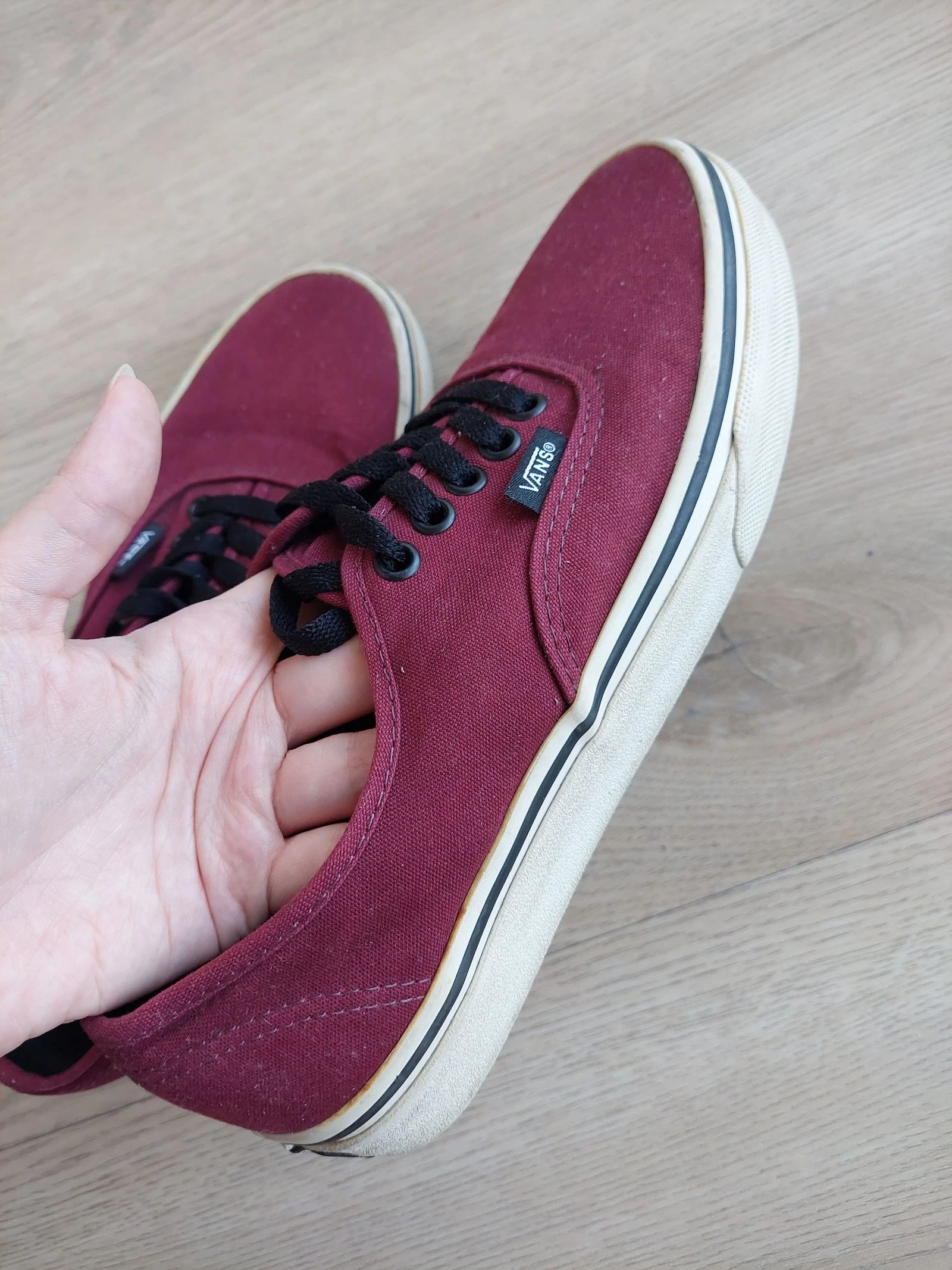 Tênis Treinador Vans Borgonha – photo 4